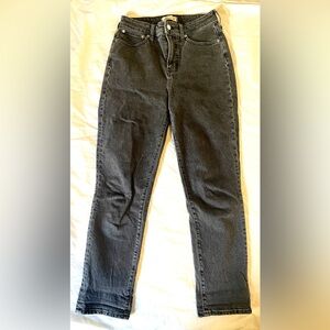 Madewell Curvy Perfect Vintage Straight Jeans Size 26 Black